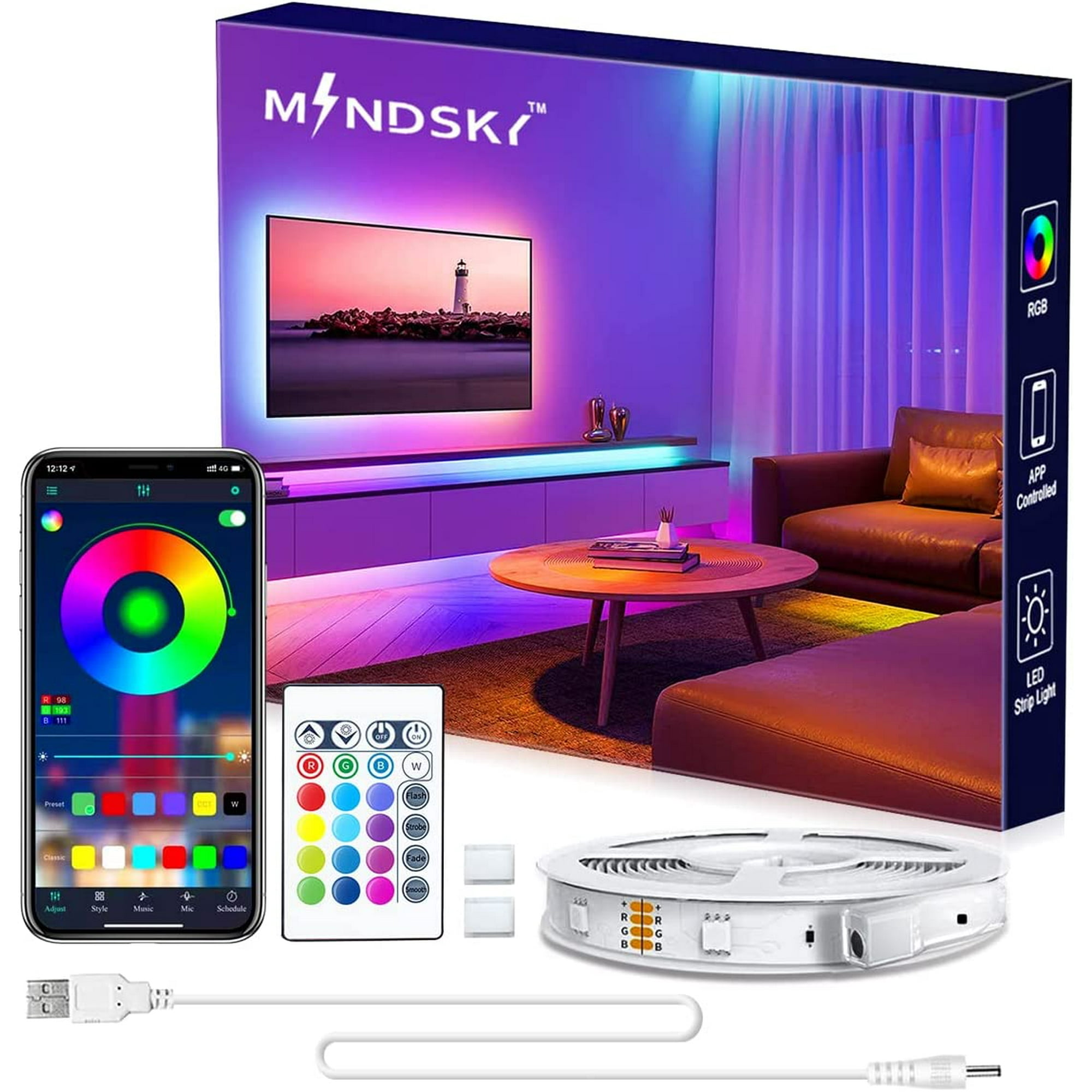 How To Hang Up Led Lights In Room