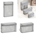 thumbnail image 2 of Aesthetic Makeup Bag Cosmetic Bag Mesh Toiletry Bag Clear Lipstick Storage Pouch, 2 of 16