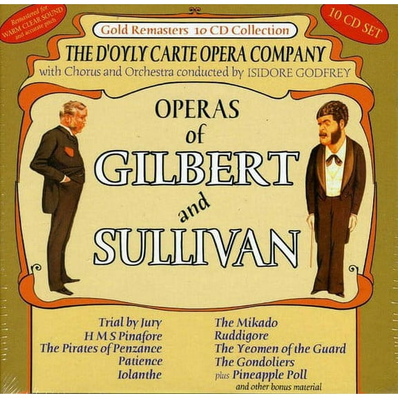 D'oyly Carte Opera Company - Operas of Gilbert & Sullivan - Music & Performance - CD