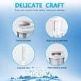 thumbnail image 2 of Pichet d'Eau Filtre Réservoir d'Eau Potable 4 Étapes Filtre Composé Haute Capacité d'Eau Sans Bpa Réduit TDS Conteneur Abs de Qualité Alimentaire Indicateur LCD 3.5 Litres, 2 of 9