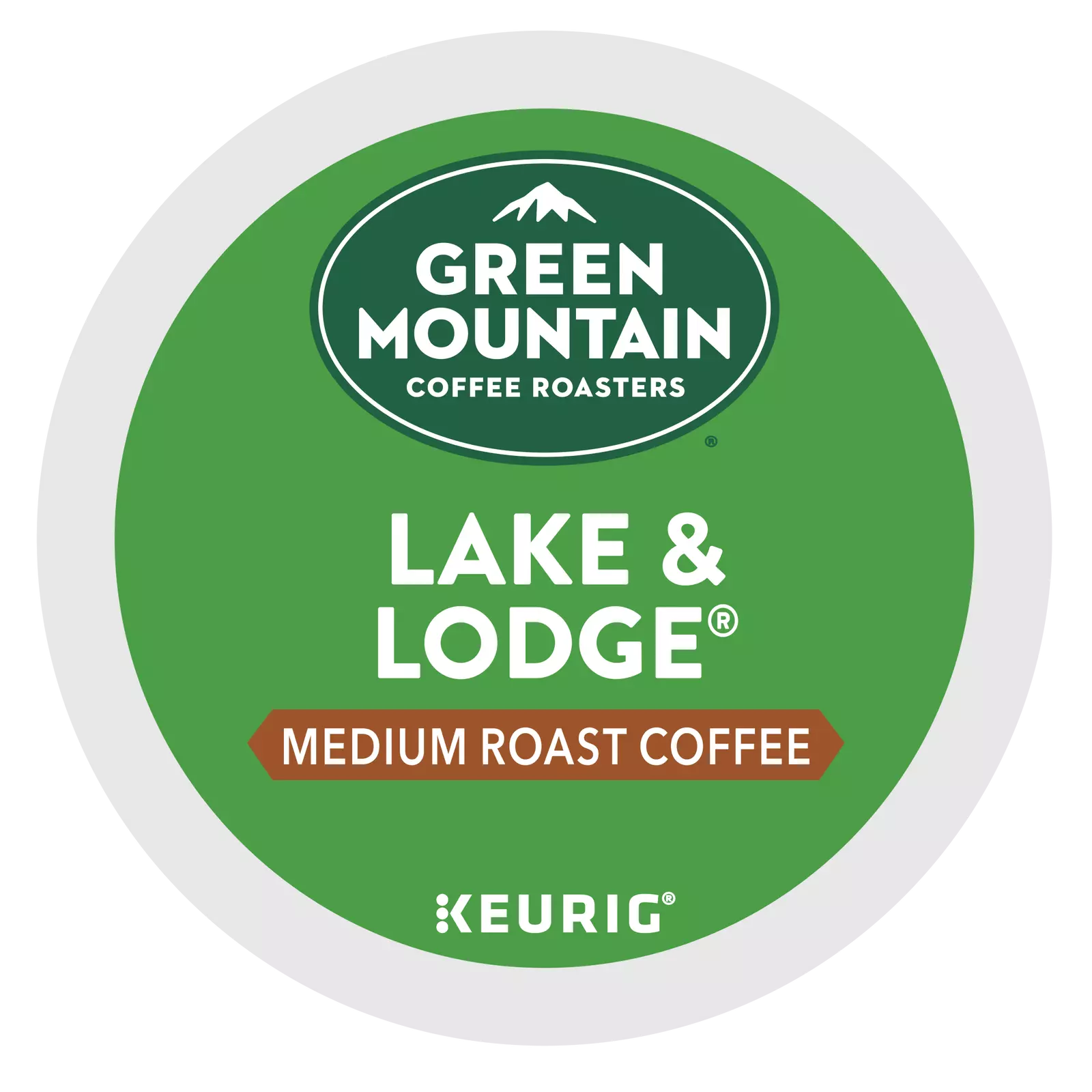 Green Mountain Coffee Lake and Lodge, Medium Roast, 96 K-Cup Pods