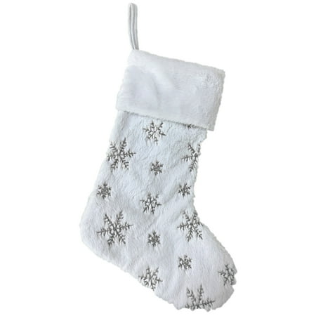 

Christmas Decorations Christmas Socks Bag Embroidery Snow Flake Large Christmas Decorations Socks Easter outside Decorations Catcher String Lights Hanging Decorations for Living Room Pig for Car Hats