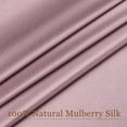 thumbnail image 2 of PiccoCasa 22 Momme Silk Pillowcase Zippered Pillow Cover, Queen Mauve, 2 of 7