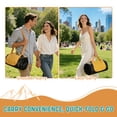 thumbnail image 6 of Tirrinia Waterproof Picnic Blanket with Sherpa Lining, Windproof Triple Layers Warm Comfy Foldable for Camping Stadium, Beach, Picnic, Grass, Concerts, Car, Dog, 70“X 80", 6 of 8