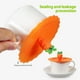 thumbnail image 4 of Tapas de silicona reutilizables con formas de frutas para tazas, 8 Uds., 4 of 6