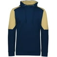 thumbnail image 2 of Holloway Sportswear S Blue Chip Hoodie Navy/Vegas Gold 222540, 2 of 5