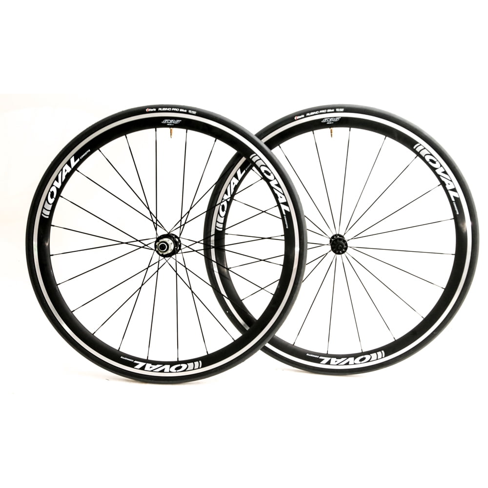 Oval Concepts 535 700c Carbon / Alloy Road Bike Wheelset + Tires