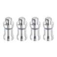 thumbnail image 1 of Uxcell 4PCS 1/4" hembra a 3/8" macho tornillos de conversión para soporte de luz, 1 of 6