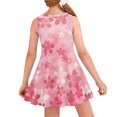 thumbnail image 2 of Suhoaziia Princess Dress Up for Girls Adorable Swing Midi T-Shirt Dress Minimalism Lightweight Princess Dress,Pink Cherry Blossoms Swing Midi T-Shirt Dress Size 11-12 Year Old, 2 of 6
