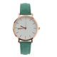 thumbnail image 1 of FELTECHELECTR 1 reloj de pulsera informal de cuero para mujer, reloj de cuarzo para niñas (verde), 1 of 6