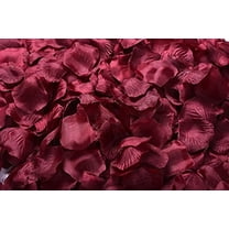 Magik 1000 Pcs Silk Flower Rose Petals Wedding Party Pasty Table Decorations, Various Choices (Burgundy, 5000)