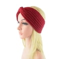 thumbnail image 2 of Diademas HUOGUO de lana tejida a ganchillo para otoño e invierno, 4 unidades, para mujer, 2 of 2