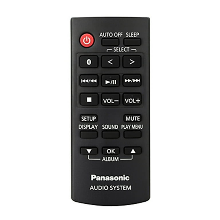 Panasonic RX-D550 Boombox CD and Bluetooth High AM/FM with 110-240 Remote USB, Radio (Black) Power Volt