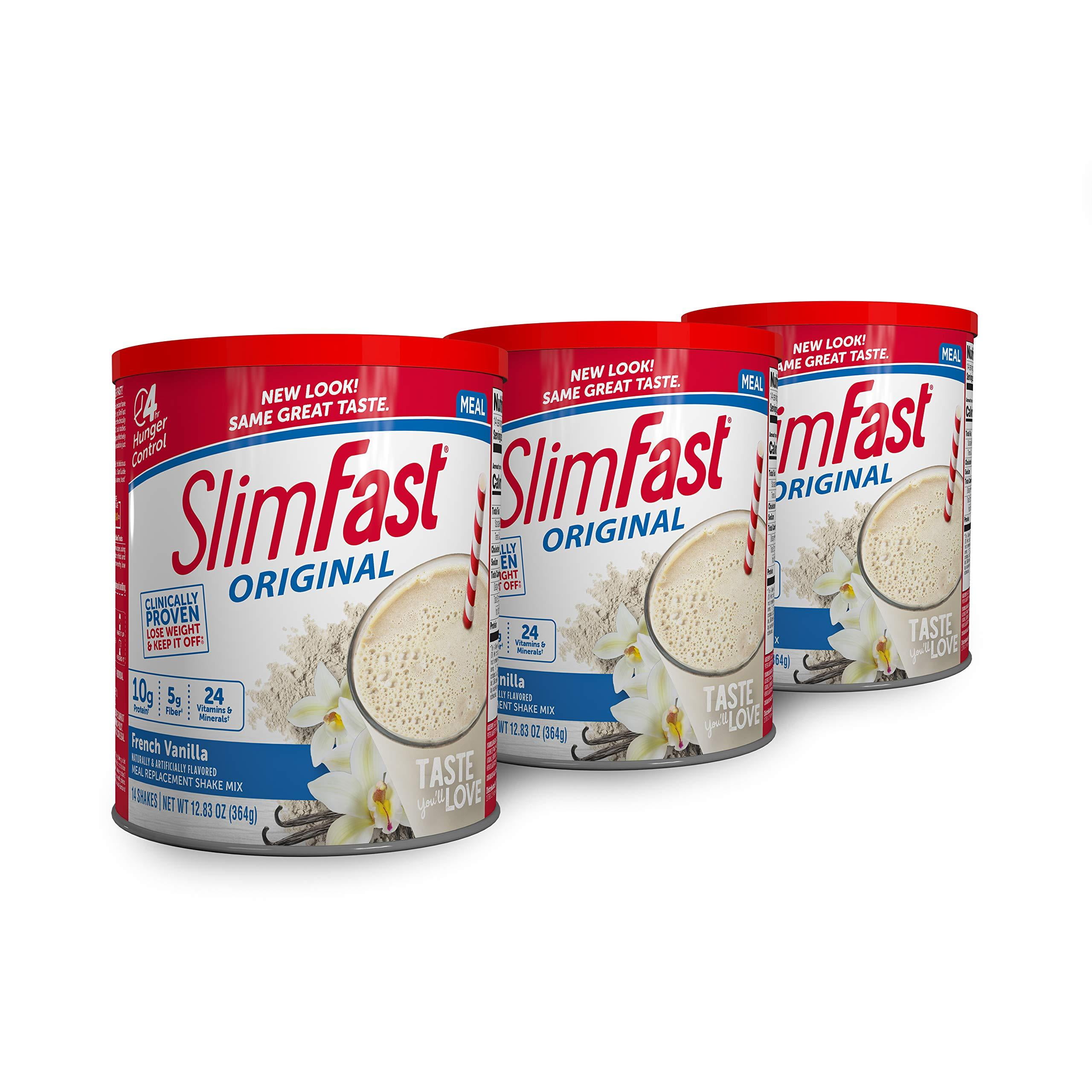 SlimFast Original French Vanilla Meal Replacement Shake Mix Weight