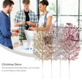 thumbnail image 3 of BESTYASH Holiday Decoration 12Pcs Christmas Decoration Leaves Glitter Powder PE For Home Party Table 40X5.9In, 3 of 7