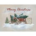 thumbnail image 3 of Britton, Pam 18x15 Black Modern Framed Museum Art Print Titled - Merry Christmas Wagon, 3 of 5