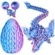 thumbnail image 1 of Figura de juguete Olee Odee impresa en 3D con huevo de dragón azul M, 1 of 8