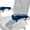 Navy, variant on Armrest Cushion Memory Foam Chair Armrest Pad Ergonomic Elbow Pillow Office Chair Armrest Cover for Desk Chair Gaming Chair Use
