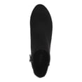 thumbnail image 3 of ANNE KLEIN Womens Black Rina Round Toe Block Heel Zip-Up Booties 10 M, 3 of 4