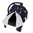 thumbnail image 2 of Naloa Space Dinosaur Baby Car Seat Cover, Breathable Baby Carrier Cover, Multiuse Baby Carrier Cover & Nursing Breastfeeding Cover, 2 of 5