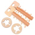 thumbnail image 3 of 2pcs Luban Lock Toy Intellectual Key Toy Wood Kong Ming Lock Toy for Kids, 3 of 8
