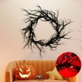 thumbnail image 4 of sruoe Halloween Decor, Halloween Decoration Indoor, Artificial Wreaths, Halloween Decoration Outdoor, Halloween Decoration, Front Door Wreaths, Halloween Horror Night withered Branch Wreath, 4 of 6