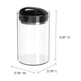 thumbnail image 2 of Prepara Evak Compact Medium Vacuum Seal Food Storage Container, Black Gloss Handle, 2 of 6