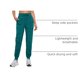 thumbnail image 4 of Pantalones Joggers Livianos CRZ YOGA Tiro Alto 72 cm Jade Talla L, 4 of 4