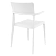 thumbnail image 2 of Compamia Fauteuil à Accoudoirs Plus, Blanc, 2 of 8