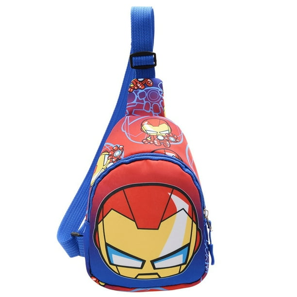 2023 bolso de hombro para niños de Marvel de Disney, bandolera de dibujos animados de Spiderman, bandolera de gran capacidad para niños, bolsa de almacenamiento de dinero Gao Jinjia LED