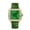 Green, variant on VVS Moissanite Women's Watch, Elegant Stainless Steel Fashion Wristwatc