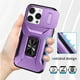 thumbnail image 3 of Funda para GANGXUN iPhone 16 Pro Max - Soporte metálico, Función magnética, Morado, 3 of 5
