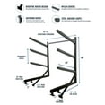 thumbnail image 4 of Over The Water Kayak Storage, Outdoor Kayak Rack for Docks, Attaches to Boat Dock, 4 of 5