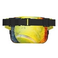 thumbnail image 3 of Balery Tennis Ball In Fire And Water Mochila Cinturón para Mujeres y Hombres, Bolsa de Cintura Impermeable de Doble Capa con Correa, 3 of 9