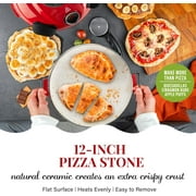 Piezano Pizza Oven & Grill Indoor Pizza Maker Machine Pizza Cooker 12 for Kitchen Countertop Electric Up To 800°F Red
