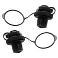 thumbnail image 4 of QualitChoice 1Pair Screw Air Valve Caps for Kayak Black Inflatable Boat Raft Pool Canoe, 4 of 6
