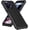 Black, variant on PT for Cricket Icon Plus 2026 SN333 / AT&T Verge 2 SN333A Tough Hybrid Phone Case Cover - Black