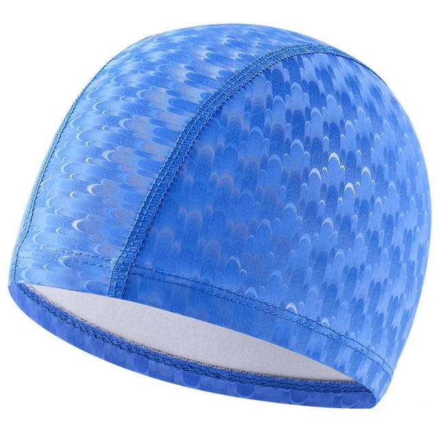 Gorro de natación elástico para adultos, antideslizante, práctico y con protección para los oídos.