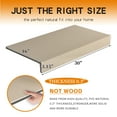 thumbnail image 5 of Shelving Units, ( OAK Color ) 5 Pcs Wire Shelf Covers Foamed PVC Wire Rack Covers for Removable Closet (Not Wood) Pantry Shelves for Cabinet Bathroom Kitchen Shelving Decoration, Oak Display Shelves, 5 of 13