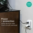 thumbnail image 5 of Philips 6-Outlet Extender Surge Protector, 4 Pack, Wall Tap, 900 Joules, 3-Prong, Space Saving Design, Protection, 5 of 5