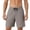 Brown#01, variant on Mens Athletic Shorts with Zipper Pockets Breathable Mid-Thigh Length Running Shorts for Men Lightweight Quick-Dry Drawstring Waist Sweat Shorts Versatile Solid Color Plus Size Shorts 3XL