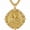 D, variant on St. Michael Necklace for Men Women, 14K Gold Plated Zircon Medal, Patron Saint of Protection, Catholic Amulet Gift