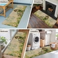 thumbnail image 5 of Spring Floral 2'x6' Runner Rugs for Hallway Kitchen Bedside Non Slip Washable, Birds Cabin Watercolor Botanical Retro Art Entryway Rug Runners with Rubber Backing, Long Carpet Runner for Laundry Room, 5 of 8