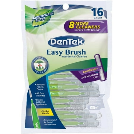 Prophy Brushes - 3 Pack - DenTek Easy Brush Cleaners Extra Tight 16 ea