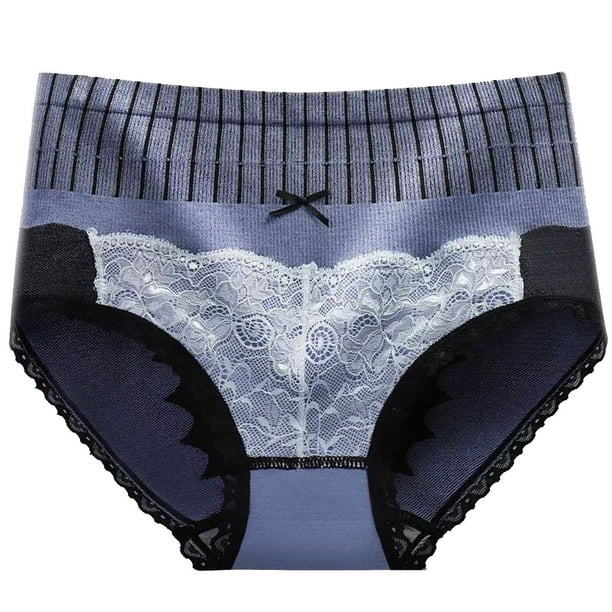 Follure Clothing - Women High Waisted Cotton Underwear Tummy Control Briefs Ladies Soft Pantie