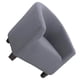 thumbnail image 1 of Injueey Amplia aplicación de la cubierta del sofá de Spandex del color sólido en diferentes cubiertas de sillas de muebles para sillones Decoración del hogar gris claro, 1 of 6