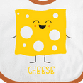 thumbnail image 4 of Inktastic Cute Kawaii Cheese Boys or Girls Baby Bib, 4 of 4