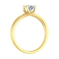 thumbnail image 2 of 1/2 Carat 4-Prong Set Diamond Solitaire Engagement Ring in 14K Yellow Gold (Ring Size 4.25), 2 of 5