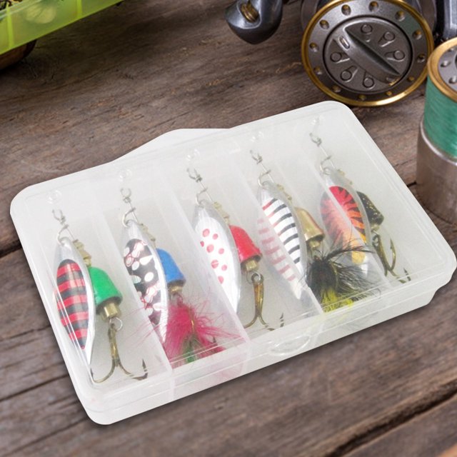 Señuelo de pesca Spinner Bait Spinner cebos diseño realista con anzuelo Señuelos de pesca
