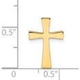 thumbnail image 4 of 14K Yellow Gold Polished Cross Chain Slide (15.73 X 10.7) Made In United States k6155, 4 of 6